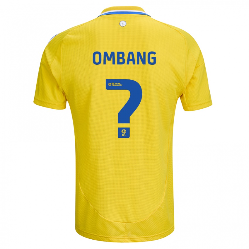 Niño Camiseta Darryl Ombang #0 Amarillo Azul 2ª Equipación 2024/25 La Camisa México