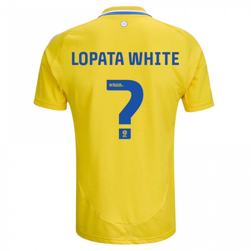 Niño Camiseta Reuben Lopata-White #0 Amarillo Azul 2ª Equipación 2024/25 La Camisa México