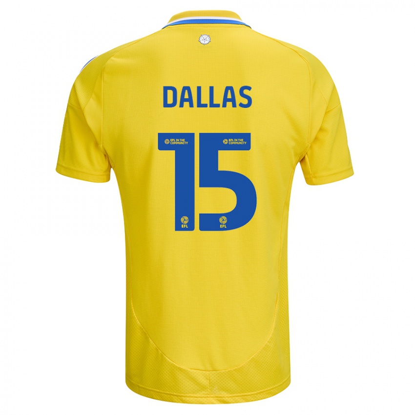 Niño Camiseta Stuart Dallas #15 Amarillo Azul 2ª Equipación 2024/25 La Camisa México