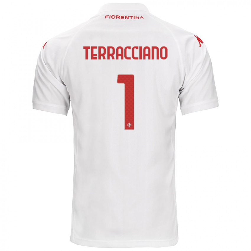 Niño Camiseta Pietro Terracciano #1 Blanco 2ª Equipación 2024/25 La Camisa México