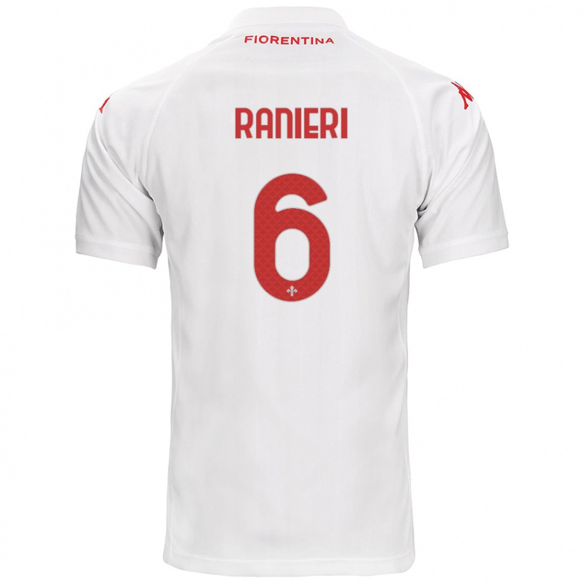 Niño Camiseta Luca Ranieri #6 Blanco 2ª Equipación 2024/25 La Camisa México