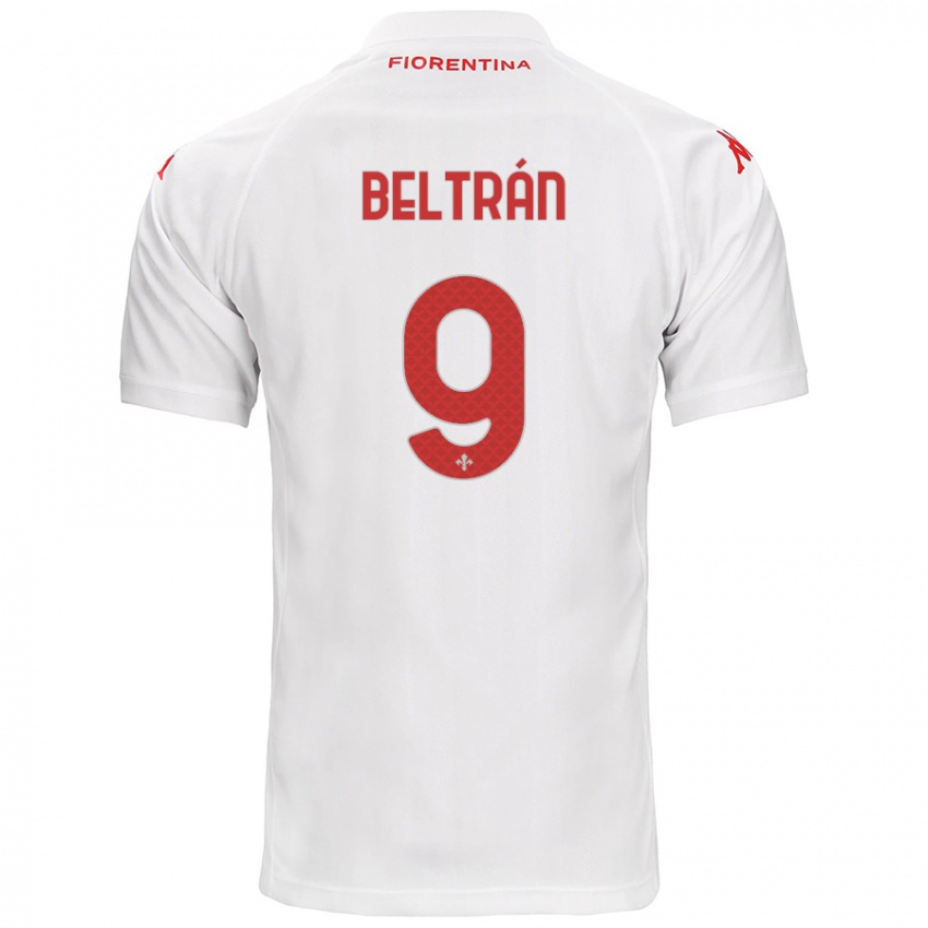 Niño Camiseta Lucas Beltrán #9 Blanco 2ª Equipación 2024/25 La Camisa México