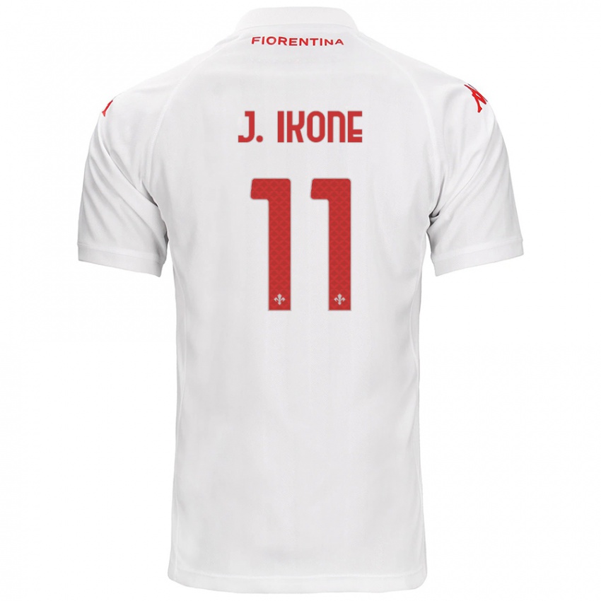 Niño Camiseta Jonathan Ikoné #11 Blanco 2ª Equipación 2024/25 La Camisa México