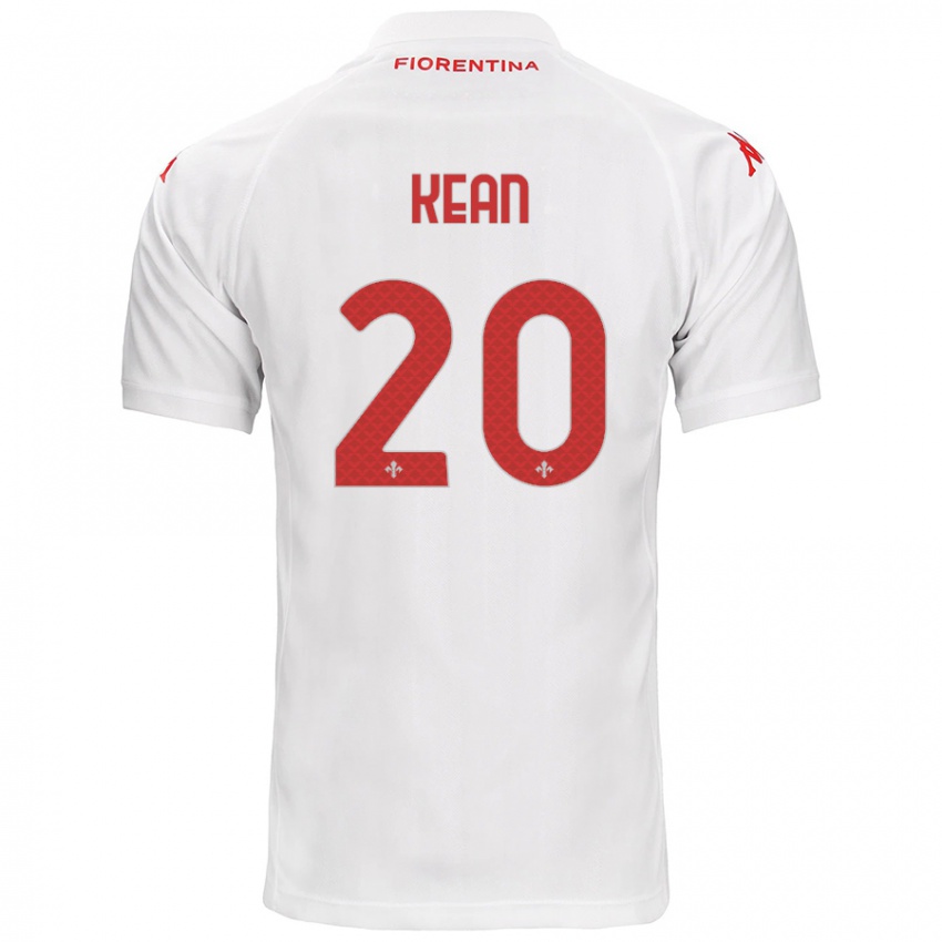 Niño Camiseta Moise Kean #20 Blanco 2ª Equipación 2024/25 La Camisa México