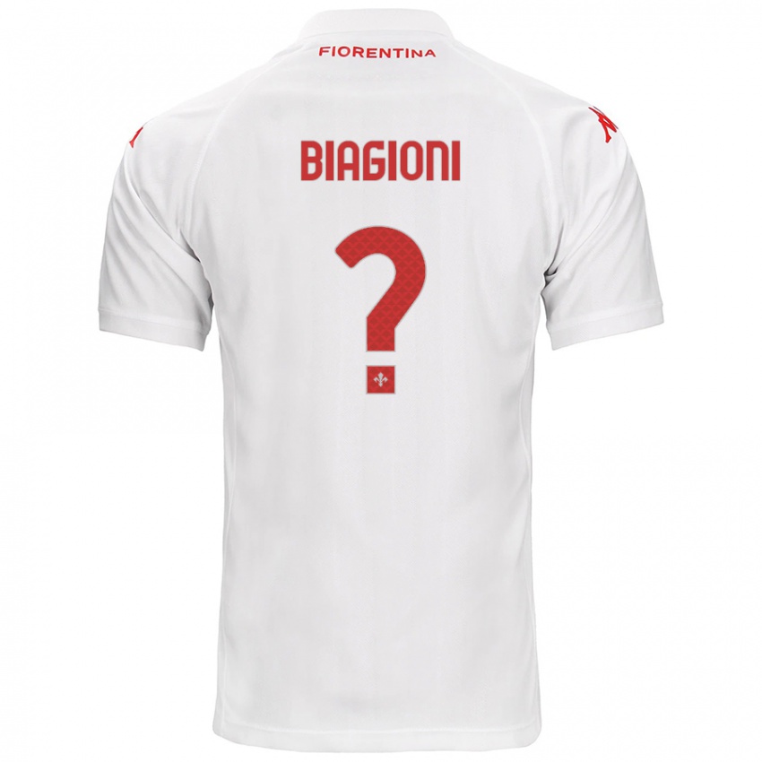 Niño Camiseta Lorenzo Biagioni #0 Blanco 2ª Equipación 2024/25 La Camisa México