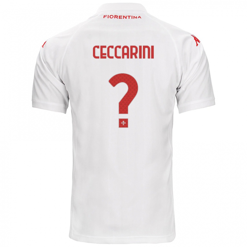 Niño Camiseta Mattia Ceccarini #0 Blanco 2ª Equipación 2024/25 La Camisa México