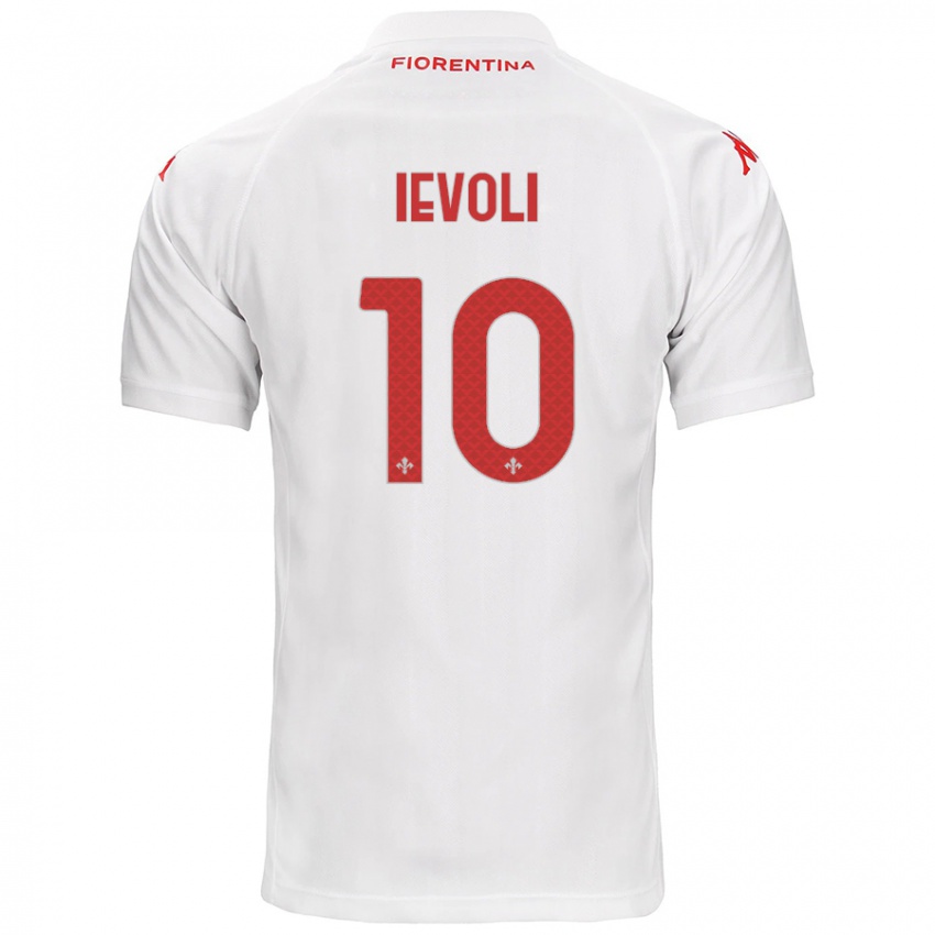 Niño Camiseta Mattia Ievoli #10 Blanco 2ª Equipación 2024/25 La Camisa México