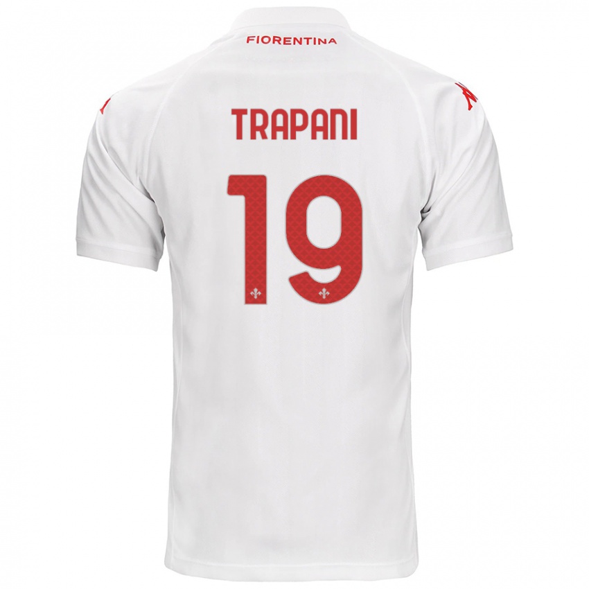 Niño Camiseta Niccolò Trapani #19 Blanco 2ª Equipación 2024/25 La Camisa México