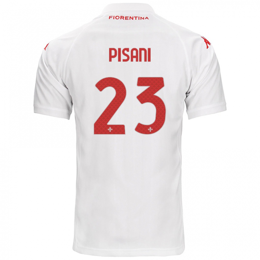 Niño Camiseta Diego Pisani #23 Blanco 2ª Equipación 2024/25 La Camisa México