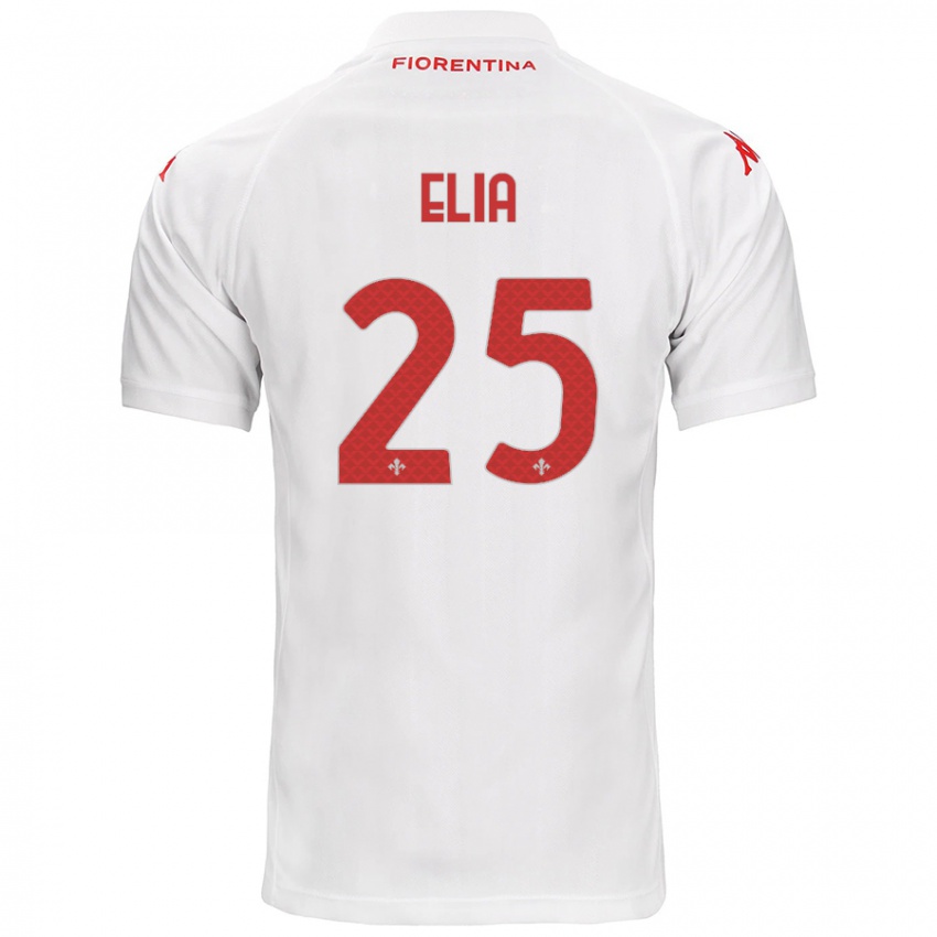 Niño Camiseta Mirko Elia #25 Blanco 2ª Equipación 2024/25 La Camisa México