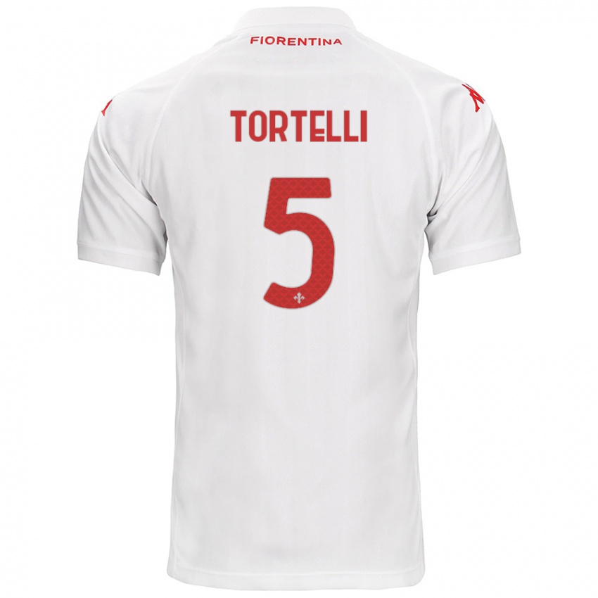 Niño Camiseta Alice Tortelli #5 Blanco 2ª Equipación 2024/25 La Camisa México