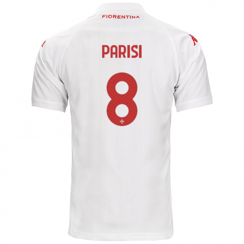 Niño Camiseta Alice Parisi #8 Blanco 2ª Equipación 2024/25 La Camisa México