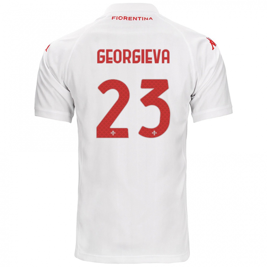 Niño Camiseta Marina Georgieva #23 Blanco 2ª Equipación 2024/25 La Camisa México