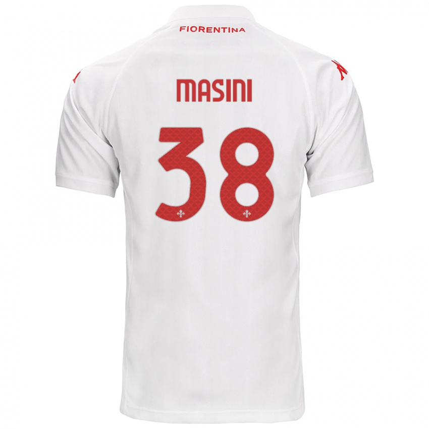 Niño Camiseta Linda Masini #38 Blanco 2ª Equipación 2024/25 La Camisa México