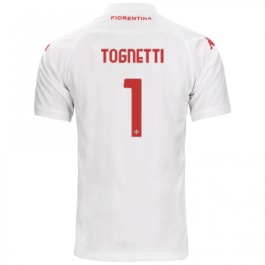 Niño Camiseta Laerte Tognetti #1 Blanco 2ª Equipación 2024/25 La Camisa México