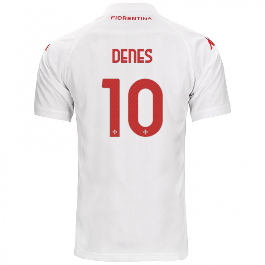 Niño Camiseta Adrián Dénes #10 Blanco 2ª Equipación 2024/25 La Camisa México