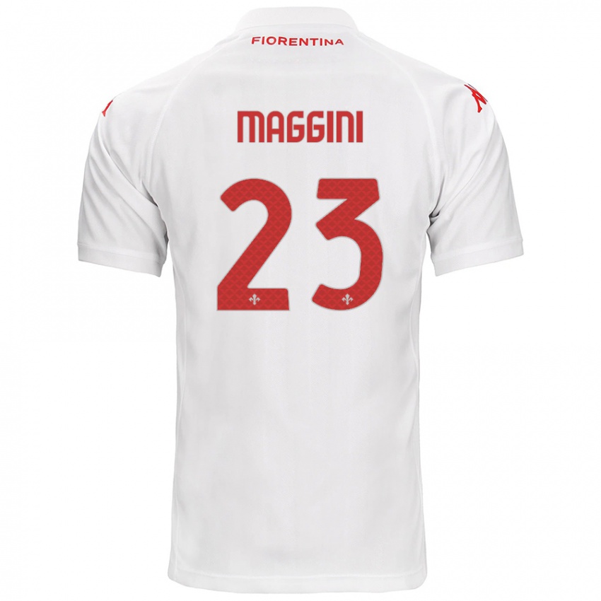 Niño Camiseta Filippo Maggini #23 Blanco 2ª Equipación 2024/25 La Camisa México