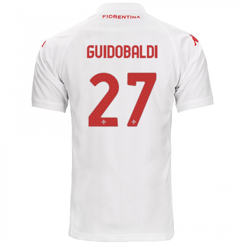 Niño Camiseta Filippo Guidobaldi #27 Blanco 2ª Equipación 2024/25 La Camisa México