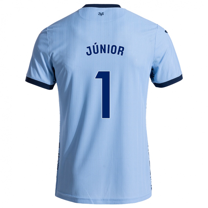 Niño Camiseta Luiz Júnior #1 Azul Cielo 2ª Equipación 2024/25 La Camisa México