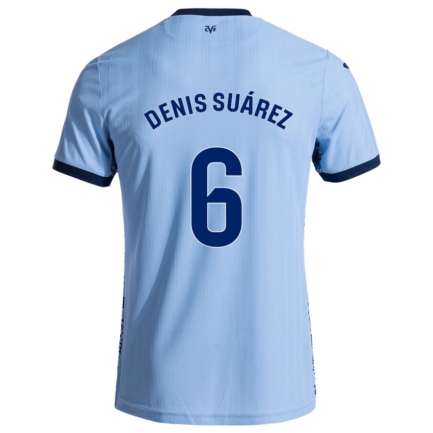 Niño Camiseta Denis Suárez #6 Azul Cielo 2ª Equipación 2024/25 La Camisa México