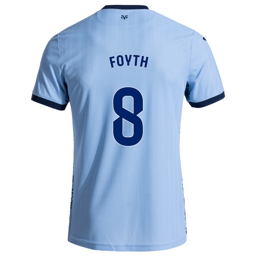 Niño Camiseta Juan Foyth #8 Azul Cielo 2ª Equipación 2024/25 La Camisa México