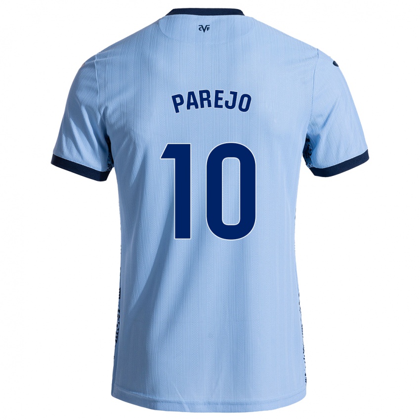 Niño Camiseta Dani Parejo #10 Azul Cielo 2ª Equipación 2024/25 La Camisa México