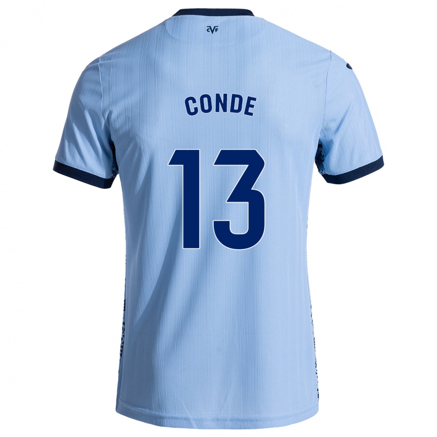 Niño Camiseta Diego Conde #13 Azul Cielo 2ª Equipación 2024/25 La Camisa México