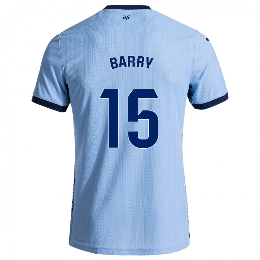 Niño Camiseta Thierno Barry #15 Azul Cielo 2ª Equipación 2024/25 La Camisa México