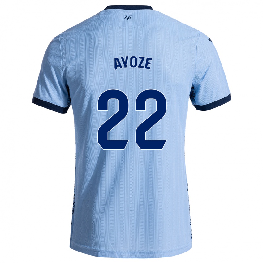 Niño Camiseta Ayoze Pérez #22 Azul Cielo 2ª Equipación 2024/25 La Camisa México