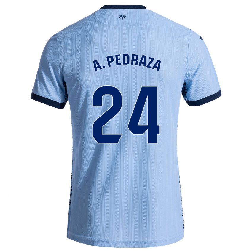 Niño Camiseta Alfonso Pedraza #24 Azul Cielo 2ª Equipación 2024/25 La Camisa México