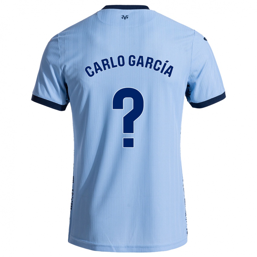 Niño Camiseta Carlo García #0 Azul Cielo 2ª Equipación 2024/25 La Camisa México