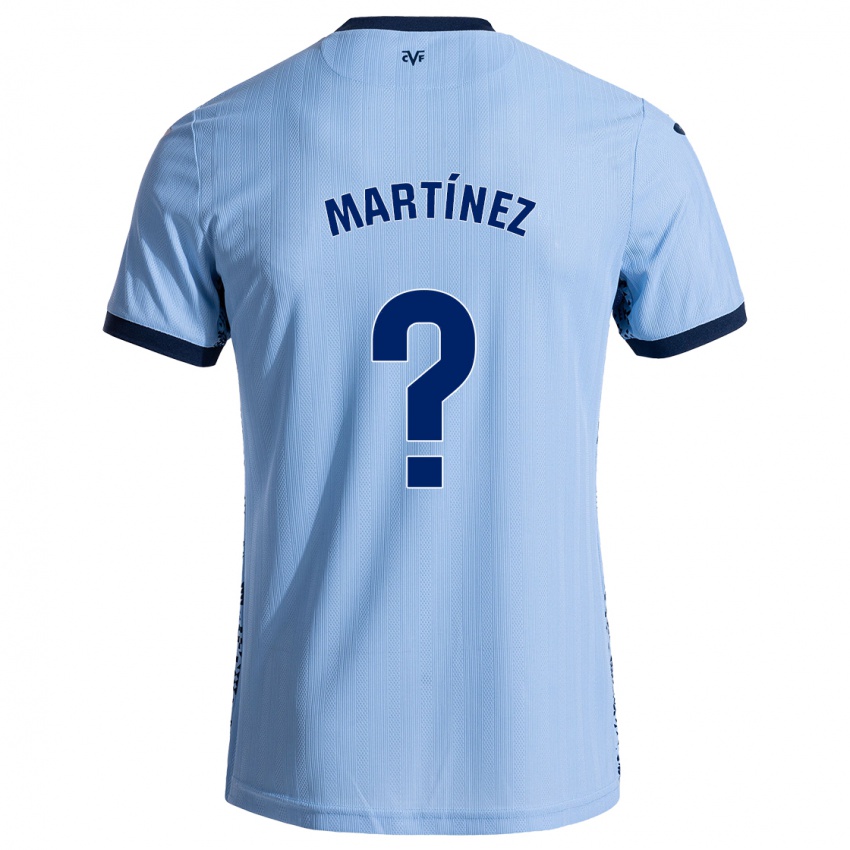 Niño Camiseta Enric Martínez #0 Azul Cielo 2ª Equipación 2024/25 La Camisa México