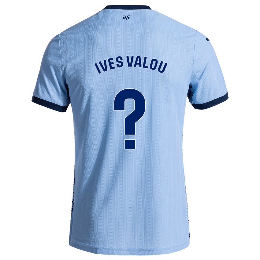 Niño Camiseta Jean Ives Valou #0 Azul Cielo 2ª Equipación 2024/25 La Camisa México