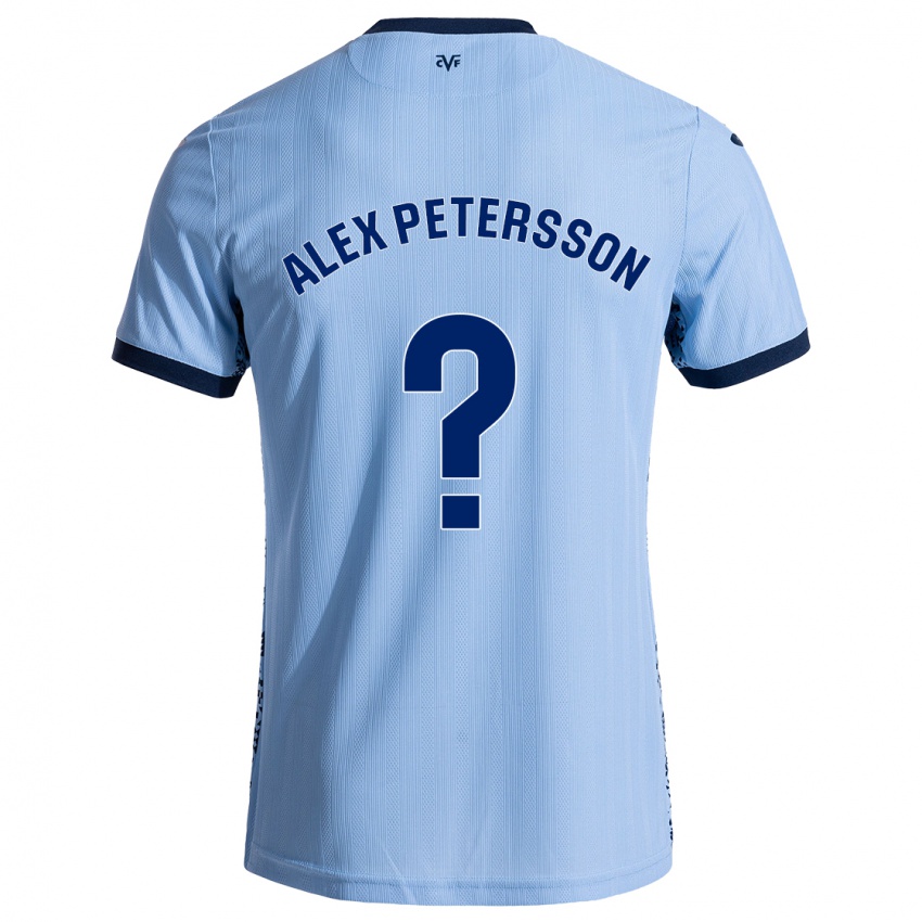 Niño Camiseta Max Alex Petersson #0 Azul Cielo 2ª Equipación 2024/25 La Camisa México