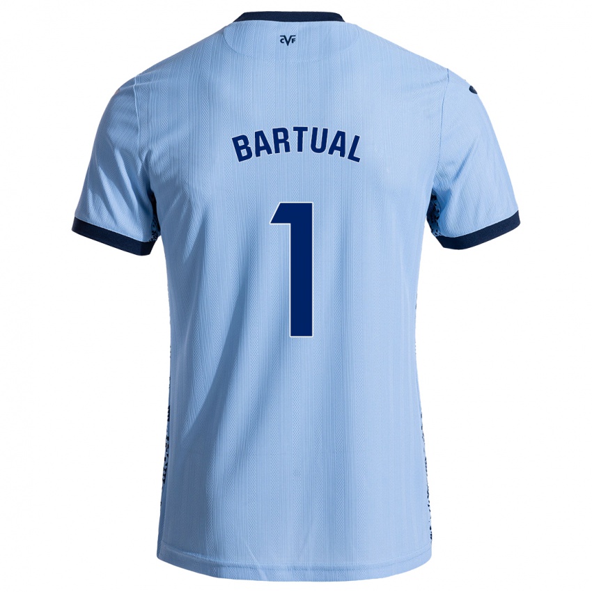 Niño Camiseta Kike Bartual #1 Azul Cielo 2ª Equipación 2024/25 La Camisa México