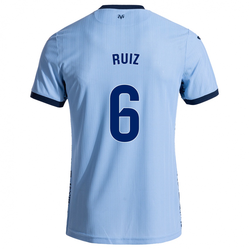 Niño Camiseta Joan Ruiz #6 Azul Cielo 2ª Equipación 2024/25 La Camisa México