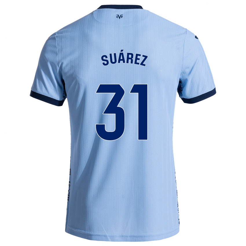 Niño Camiseta Adri Suárez #31 Azul Cielo 2ª Equipación 2024/25 La Camisa México