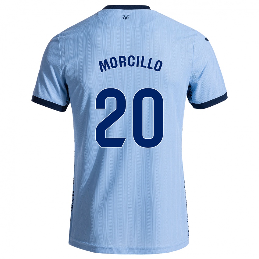 Niño Camiseta Raquel Morcillo #20 Azul Cielo 2ª Equipación 2024/25 La Camisa México