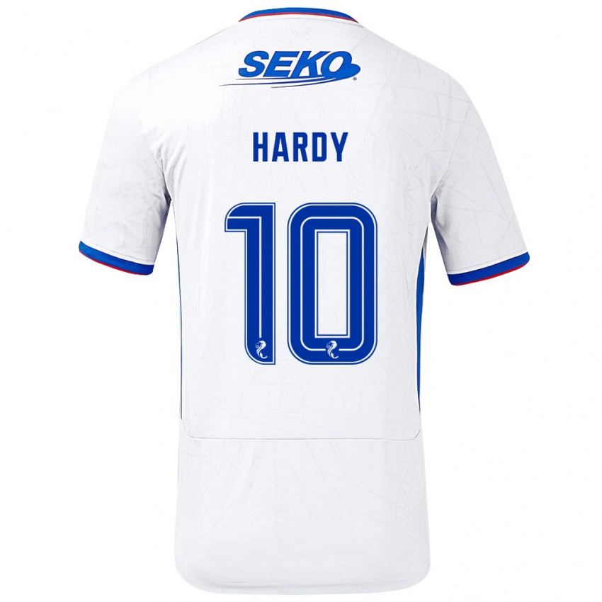 Niño Camiseta Rio Hardy #10 Blanco Azul 2ª Equipación 2024/25 La Camisa México