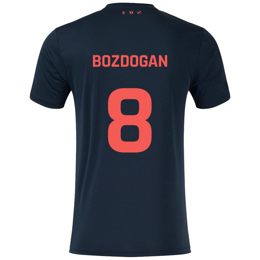 Niño Camiseta Can Bozdogan #8 Negro Rojo 2ª Equipación 2024/25 La Camisa México