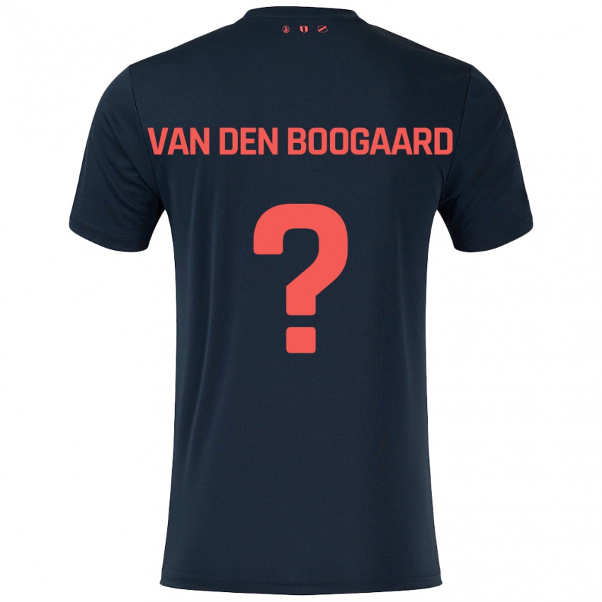 Niño Camiseta Brian Van Den Boogaard #0 Negro Rojo 2ª Equipación 2024/25 La Camisa México