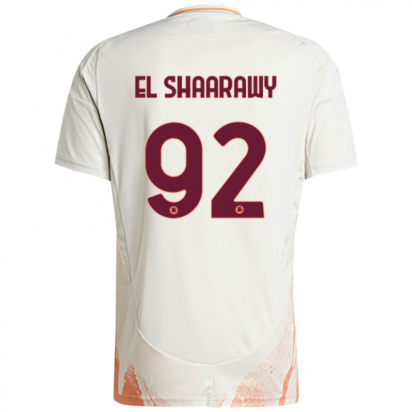 Niño Camiseta Stephan El Shaarawy #92 Crema Blanco Naranja 2ª Equipación 2024/25 La Camisa México