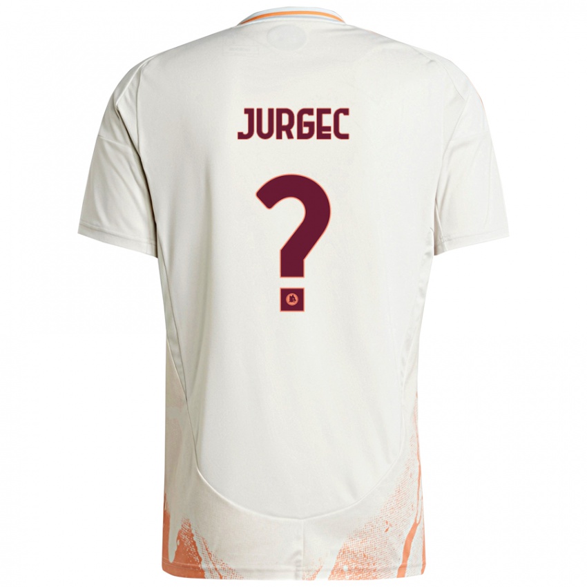 Niño Camiseta Jan Jurgec #0 Crema Blanco Naranja 2ª Equipación 2024/25 La Camisa México