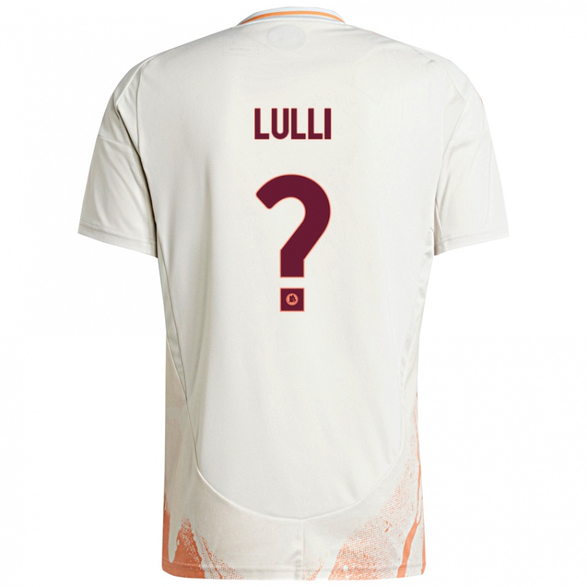 Niño Camiseta Emanuele Lulli #0 Crema Blanco Naranja 2ª Equipación 2024/25 La Camisa México