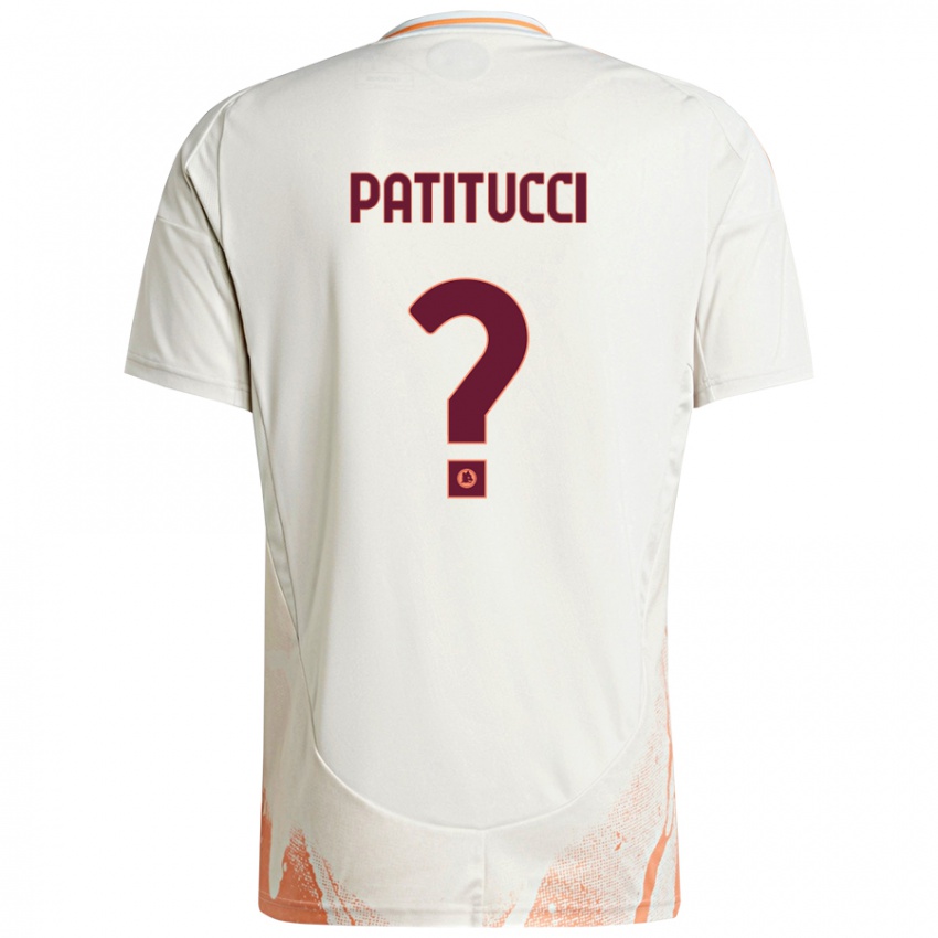 Niño Camiseta Christian Patitucci #0 Crema Blanco Naranja 2ª Equipación 2024/25 La Camisa México