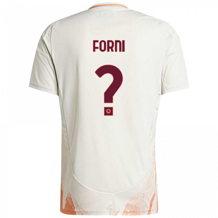 Niño Camiseta Matteo Forni #0 Crema Blanco Naranja 2ª Equipación 2024/25 La Camisa México