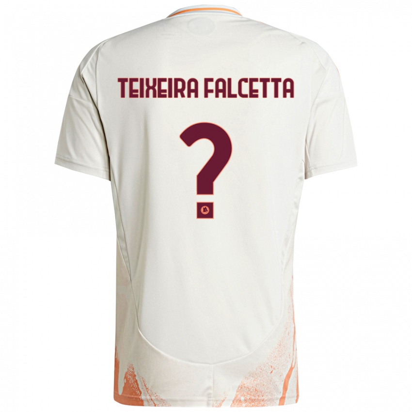 Niño Camiseta Pietro Teixeira Falcetta #0 Crema Blanco Naranja 2ª Equipación 2024/25 La Camisa México