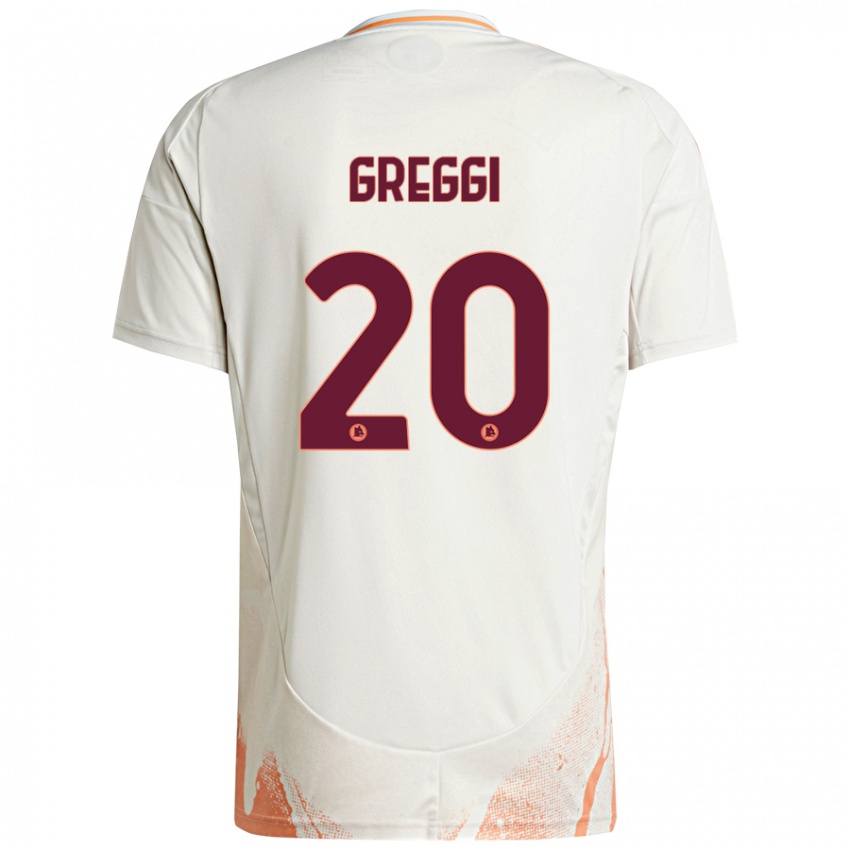 Niño Camiseta Giada Greggi #20 Crema Blanco Naranja 2ª Equipación 2024/25 La Camisa México