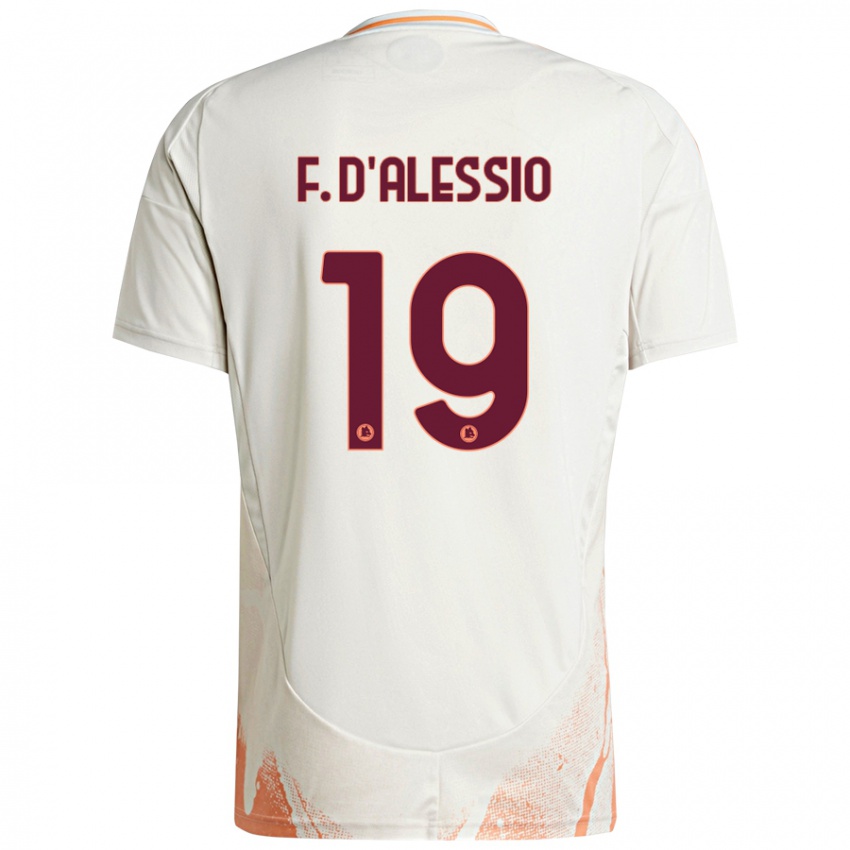 Niño Camiseta Francesco D'alessio #19 Crema Blanco Naranja 2ª Equipación 2024/25 La Camisa México