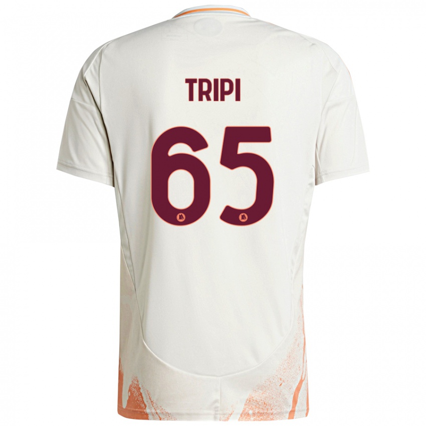 Niño Camiseta Filippo Tripi #65 Crema Blanco Naranja 2ª Equipación 2024/25 La Camisa México